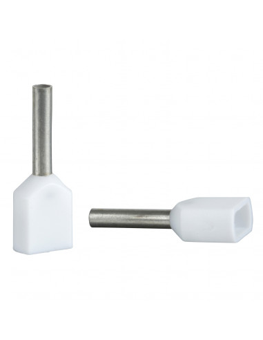 Linergy AZ5 embout de câble double taille moyen 0,5mm² blanc NF SCHNEIDER AZ5DE005