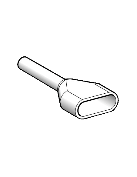 Linergy AZ5 embout de câble double taille moyen 0,5mm² blanc NF SCHNEIDER AZ5DE005