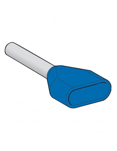 Linergy AZ5 embout de câble double taille moyen 0,75mm² bleu NF SCHNEIDER AZ5DE007