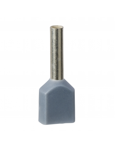 Linergy AZ5 embout de câble double taille moyen 0,75mm² gris DIN SCHNEIDER AZ5DE007D