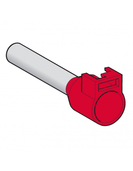 Linergy DZ5 embout de câble porte étiquette long 10mm² rouge DIN SCHNEIDER DZ5CA103D