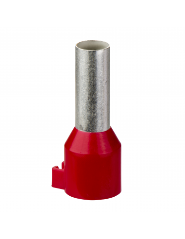 Linergy DZ5 embout de câble porte étiquette long 10mm² rouge DIN SCHNEIDER DZ5CA103D