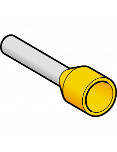Linergy DZ5 embout de câble taille court 0,25mm² jaune NF SCHNEIDER DZ5CE002L6