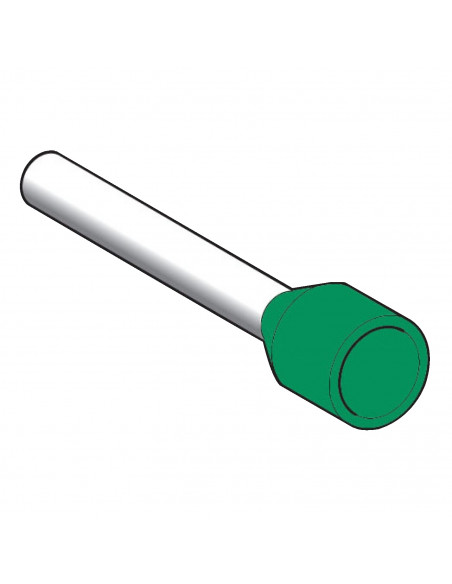 Linergy DZ5 embout de câble taille long 6mm² vert NF SCHNEIDER DZ5CE063