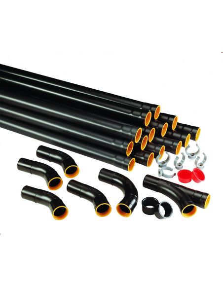 Kit réseau clipsable (sans colle) diamètre 44mm pour 3 prises ALDES 11071031