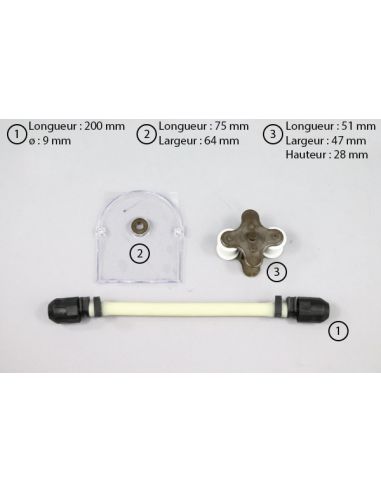 KIT PORTE GALET+CAP+TUB P.EASY/PRIM/PROP AVADY AYAC100165
