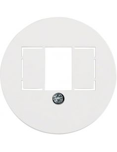 1930 Enjoliveur pour chargeur USB A+A blanc alba HAGER 1040 2