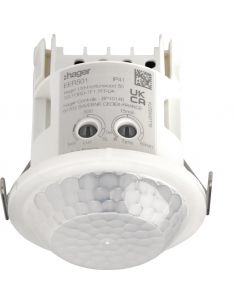 Détecteur mini 10 mètres de présence et mouvement plafond encastré ON/OFF HAGER EER501