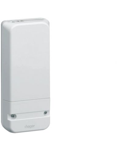 Récepteur mural 8A pour thermostat ambiance prog radio EK560 chauf eau ch 230V HAGER EK056