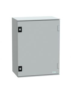 Coffret polyester 430x330x200 IP66 Ral 7035 Thalassa PLM SCHNEIDER NSYPLM43G