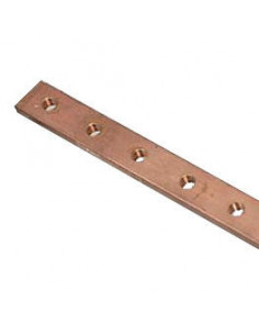 Barre de cuivre à trous 12 X 2mm L.990mm LEGRAND 037388