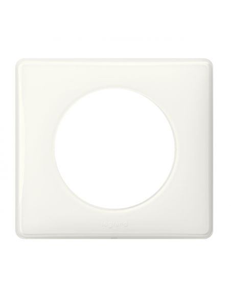 Plaque Céliane Laqué 1 poste finition Blanc LEGRAND 066631
