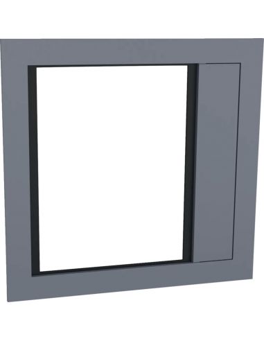 Cadre de porte fine pour HW2 Fixe (DF) HAGER HWY284H