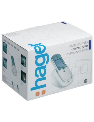 Kit interphone 1 log. (combiné+base secteur+badge+platine+coffret tech.) HAGER LCP01F
