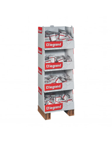 Box standard Neptune 75 interrupteurs et 150 prises 2P+T blanc LEGRAND 300072