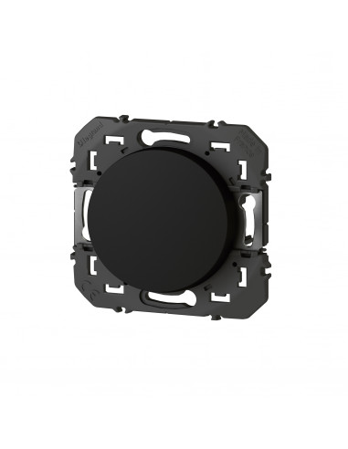 Poussoir simple dooxie 6A 250V~ finition noir LEGRAND 600204