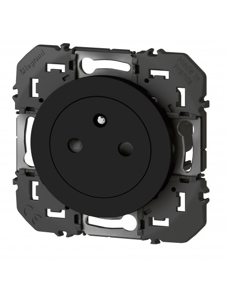 Prise de courant 2P+T Surface dooxie 16A noir LEGRAND 600535