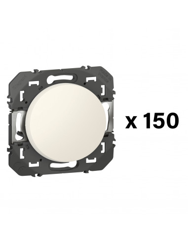 Lot de 150 interrupteurs ou va-et-vient dooxie 10AX 250V~ finition blanc LEGRAND 600610