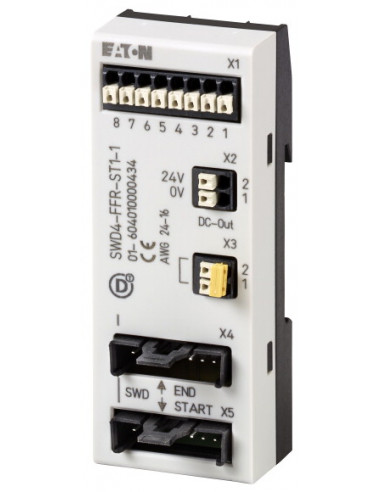Adaptateur pour câbles SWD pour la réalisation d'un segment SWD local 000168881 EATON SWD4-FFR-ST1-1