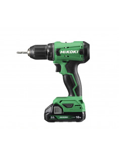 Perceuse visseuse 50Nm 18V 2Ah Li-ion Compact mandrin 13mm 0,9kg en coffret HIKOKI DS18DAWCZ