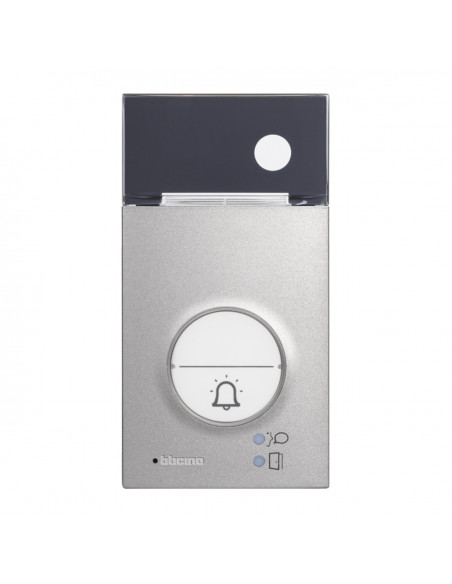 Facade de remplacement pour platine de rue video Linea 3000 grise BTICINO BT343082