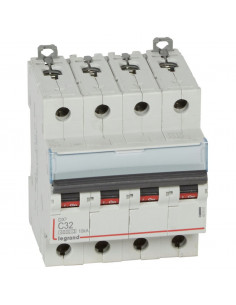 Disjoncteur DX³6000 arrivée haute et départ bas à vis 4 Pôles 400V 32A courbe C LEGRAND 407901 2