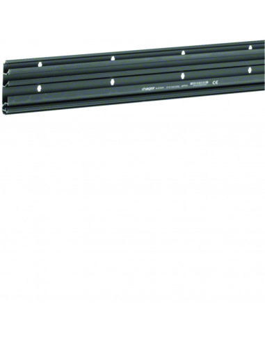 Socle pour plinthe SL 20x80mm Noir HAGER SL200801