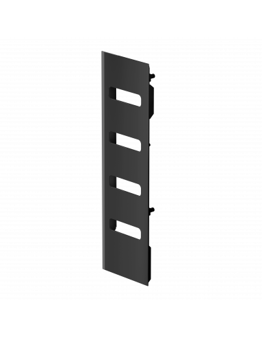 ELITE 1 radiateur sèche-serviettes en verre NOIR ASTRAKAN 1300W INTUIS ICEL1SEPB13
