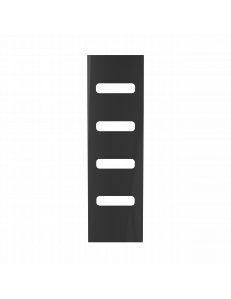 ELITE 1 radiateur sèche-serviettes en verre NOIR ASTRAKAN 1300W INTUIS ICEL1SEPB13