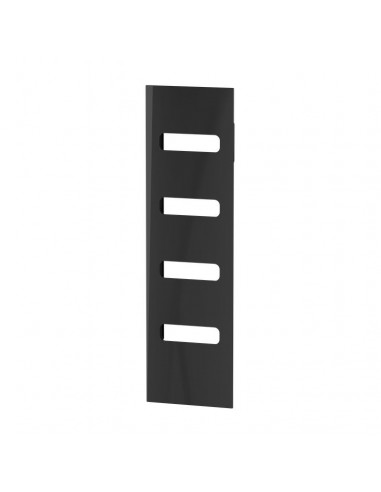 ELITE 1 radiateur sèche-serviettes en verre NOIR ASTRAKAN 1300W INTUIS ICEL1SEPB13