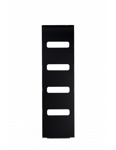 ELITE 1 radiateur sèche-serviettes en verre NOIR ASTRAKAN 1300W INTUIS ICEL1SEPB13