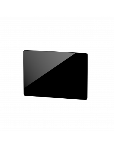 CAMPAVER nativ Radiateur Horizontal 1000W Verre massif Noir astrakan INTUIS K161123