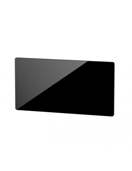 CAMPAVER nativ Radiateur Horizontal 1500W Verre massif Noir astrakan INTUIS K161125