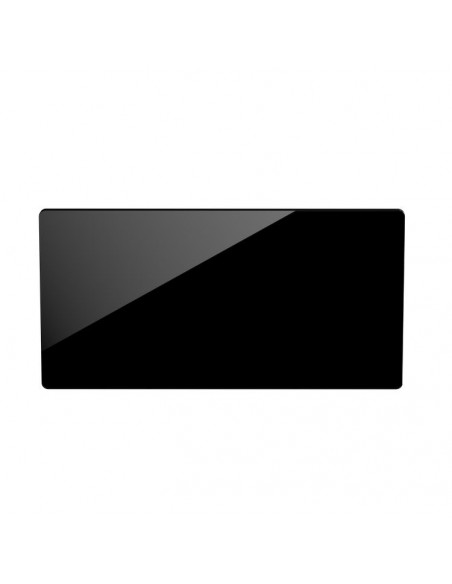 CAMPAVER nativ Radiateur Horizontal 1500W Verre massif Noir astrakan INTUIS K161125