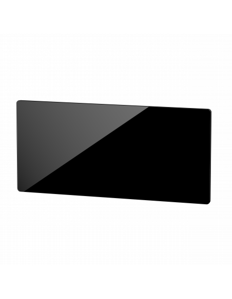 CAMPAVER nativ Radiateur Horizontal 2000W Verre massif Noir astrakan INTUIS K161127