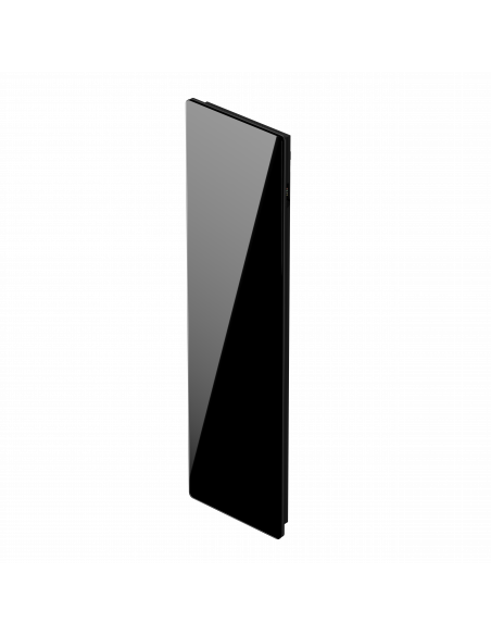 CAMPAVER nativ Radiateur Vertical 1000W Verre massif Noir astrakan INTUIS K161223