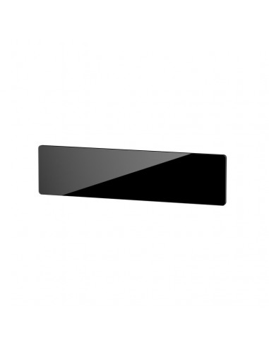 CAMPAVER nativ Radiateur Plinthe 1000W Verre massif Noir astrakan INTUIS K161423