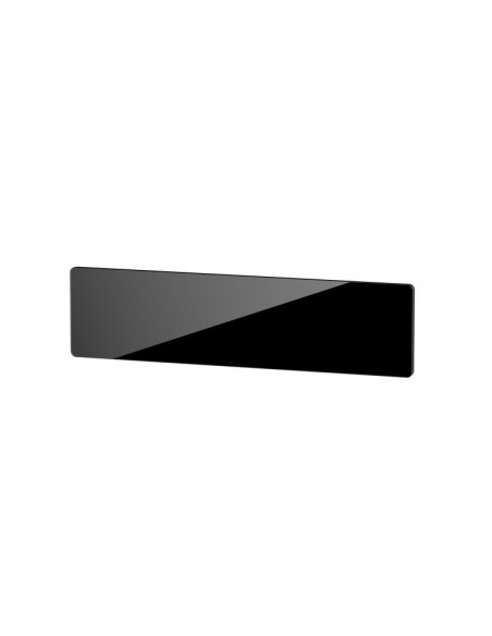 CAMPAVER nativ Radiateur Plinthe 1000W Verre massif Noir astrakan INTUIS K161423
