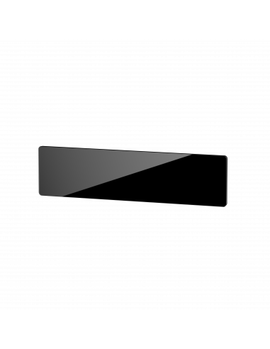 CAMPAVER nativ Radiateur Plinthe 1000W Verre massif Noir astrakan INTUIS K161423