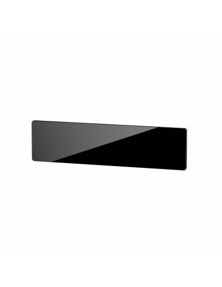 CAMPAVER nativ Radiateur Plinthe 1000W Verre massif Noir astrakan INTUIS K161423