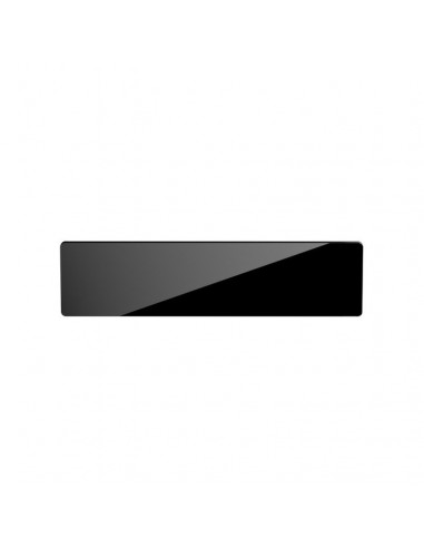 CAMPAVER nativ Radiateur Plinthe 1000W Verre massif Noir astrakan INTUIS K161423