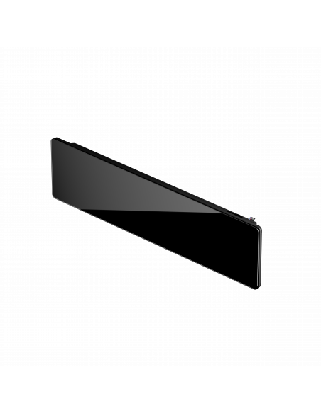 CAMPAVER nativ Radiateur Plinthe 1000W Verre massif Noir astrakan INTUIS K161423