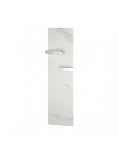 KERAMOS HUG nativ Radiateur salle de bains 1000W Céramique marbre blanc INTUIS K164713