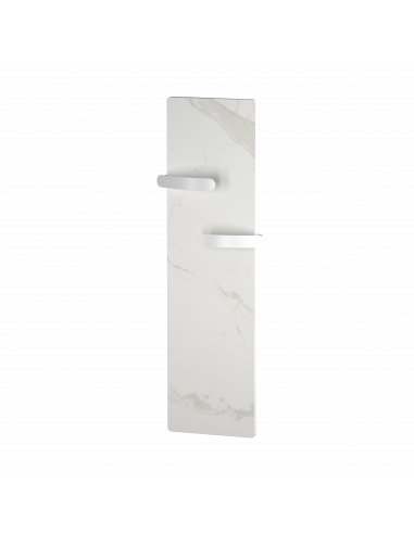 KERAMOS HUG nativ Radiateur salle de bains 1000W Céramique marbre blanc INTUIS K164713