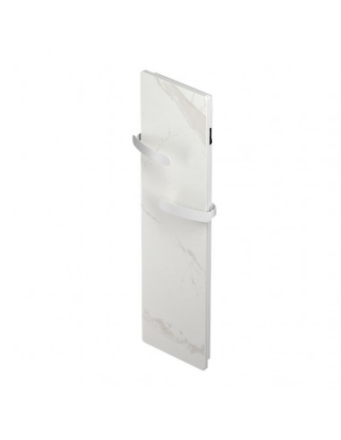 KERAMOS HUG nativ Radiateur salle de bains 1000W Céramique marbre blanc INTUIS K164713