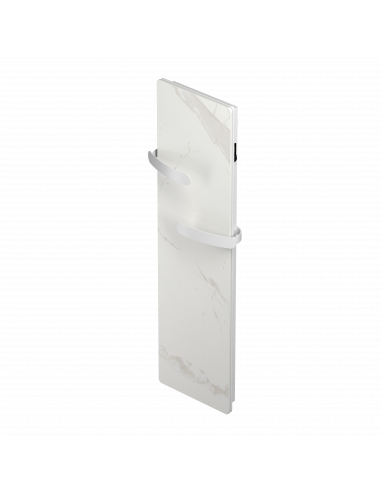 KERAMOS HUG nativ Radiateur salle de bains 1000W Céramique marbre blanc INTUIS K164713