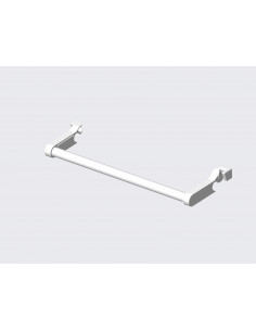 Barre pivotante tube rond ezybain largeur 600 blanc INTUIS M090045 2