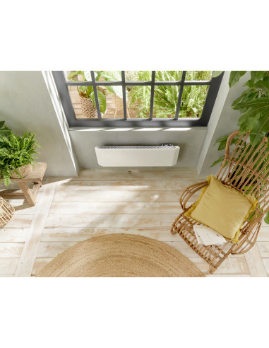 Calidoo nativ radiateur plinthe 1000W blanc satiné INTUIS M152413