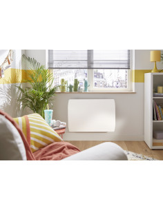 Oslo 2 radiateur horizontal 1250W blanc satiné INTUIS M163114 2