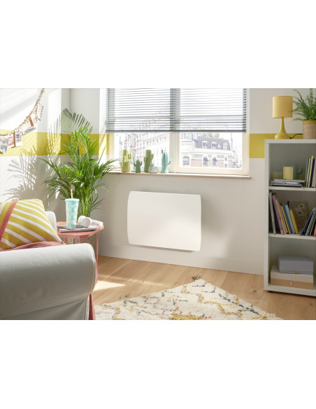 Oslo 2 radiateur horizontal 1500W blanc satiné INTUIS M163115